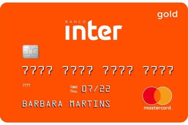 Cartão de crédito do Banco Inter Gold