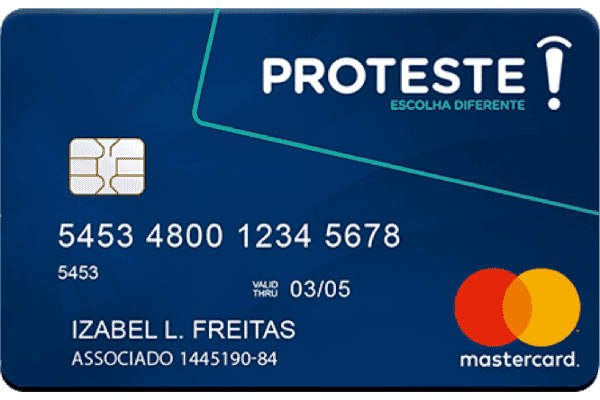 cartão de crédito Proteste
