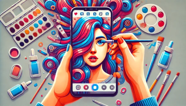 Apps que mudam a cor do cabelo