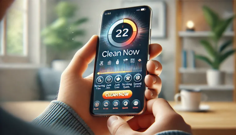 Aplicativo para fazer limpeza no celular